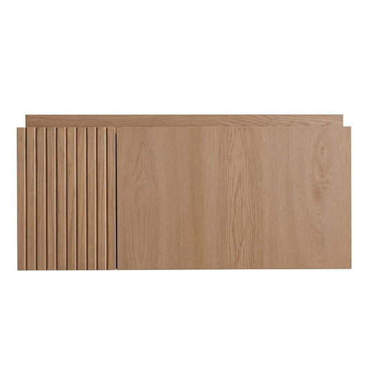 30" Brown Wood Floating Single Door Bathroom Vanity