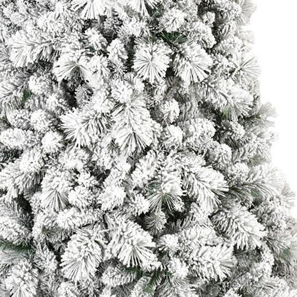 4' Snow Full Flocked Fir Christmas Tree HomeRoots