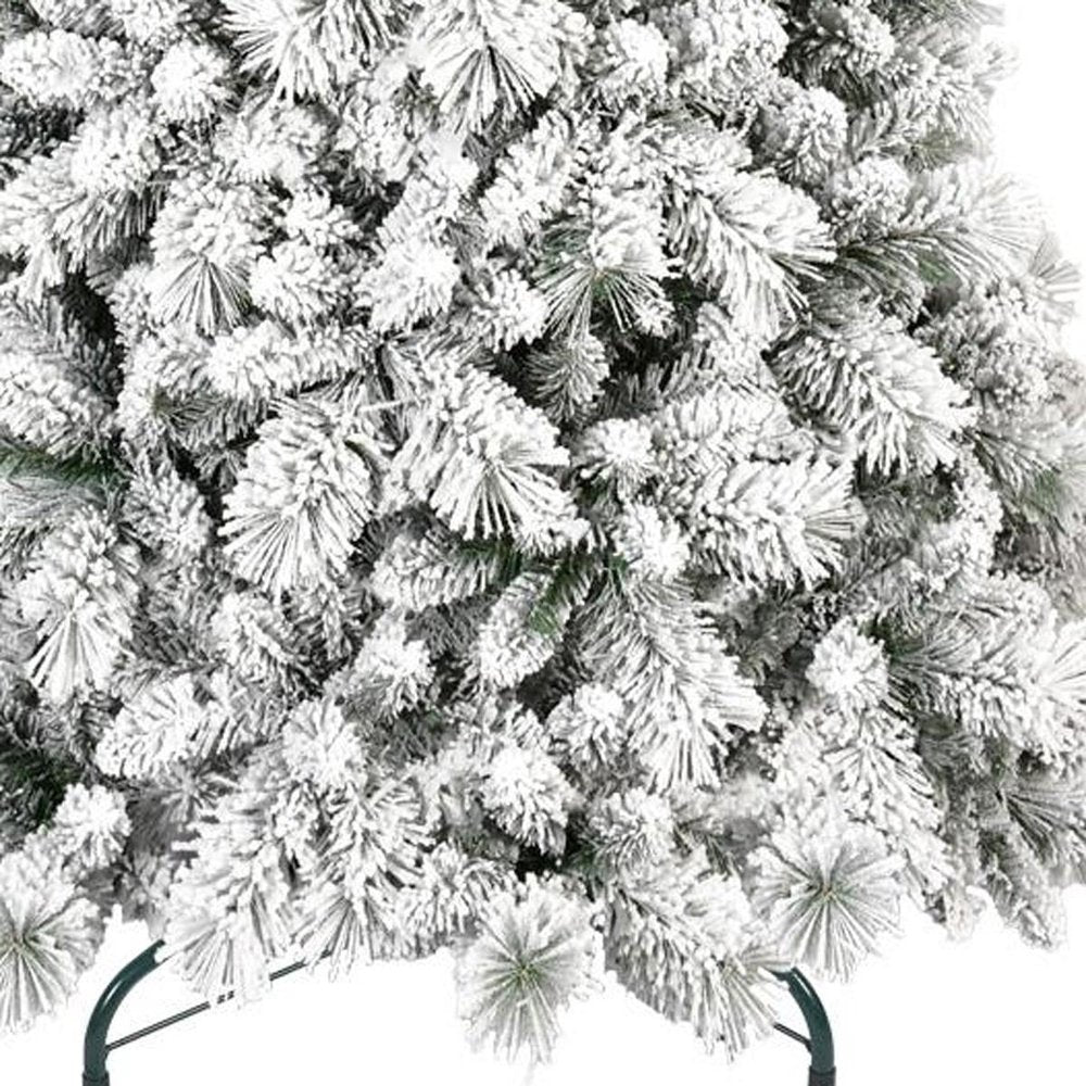 4' Snow Full Flocked Fir Christmas Tree HomeRoots