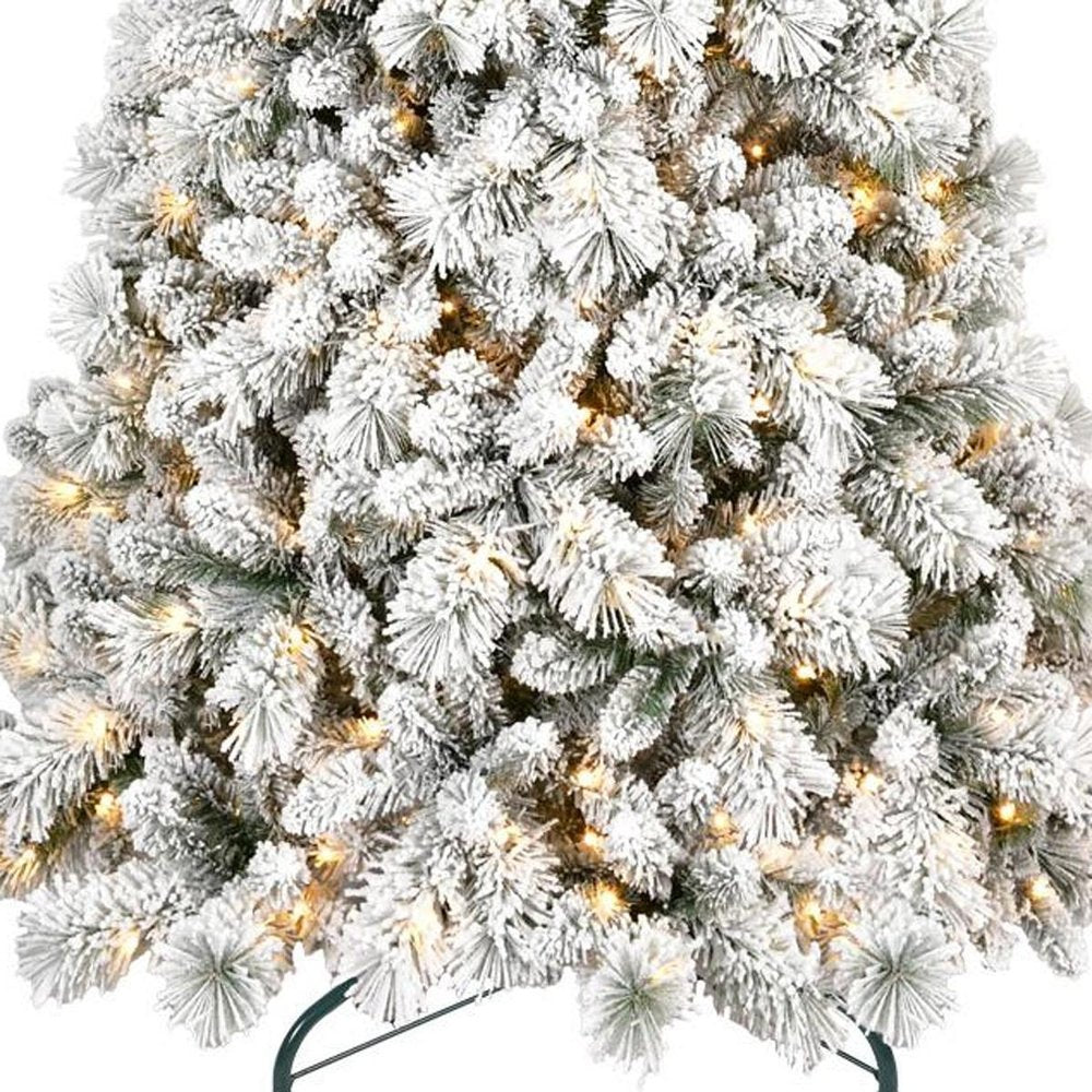 4' Snow Full Flocked Fir Christmas Tree — view 19