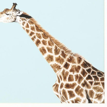Giraffe Pop White Framed Wall Art HomeRoots