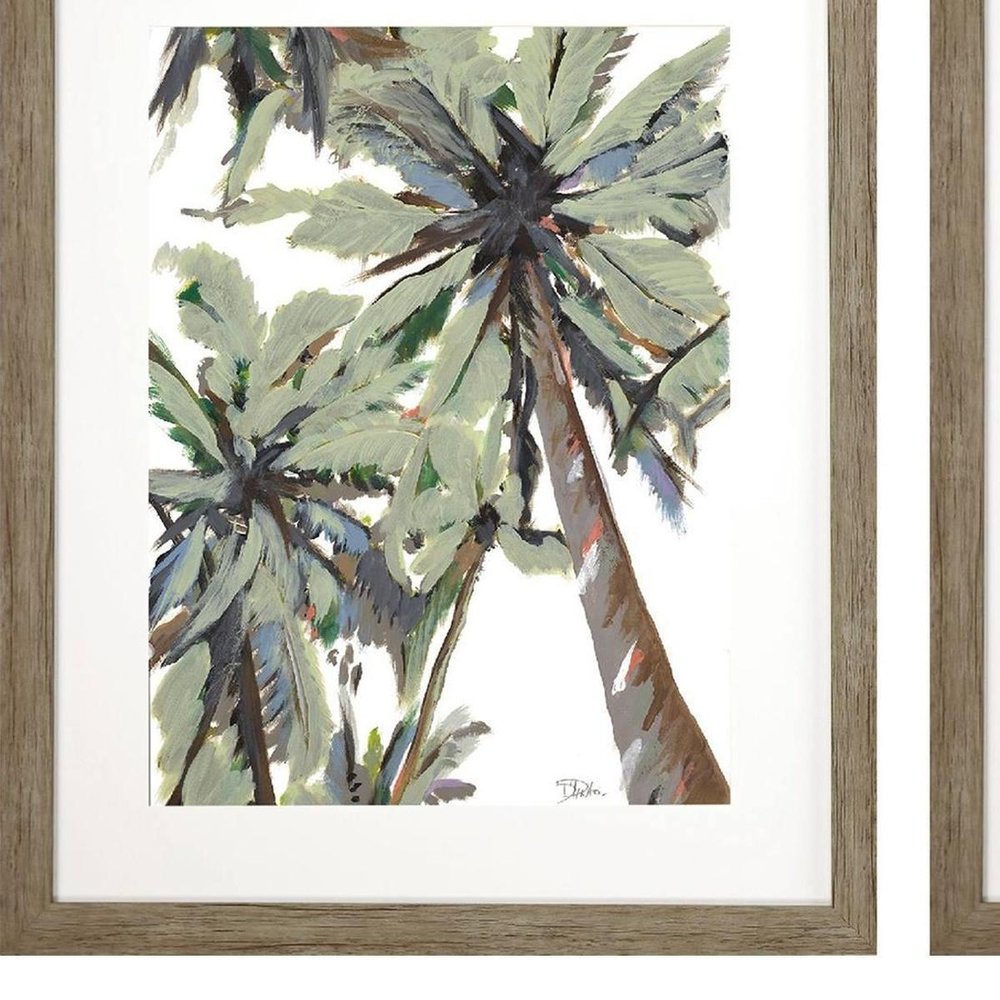 Set Of Two La Palma Brown Framed Wall Art — view 3