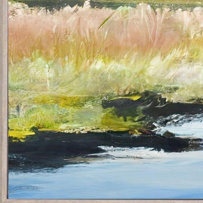 Marshlands I Distressed White Framed Wall Art HomeRoots