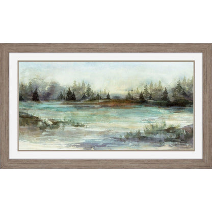 River View I Brown Framed Wall Art HomeRoots