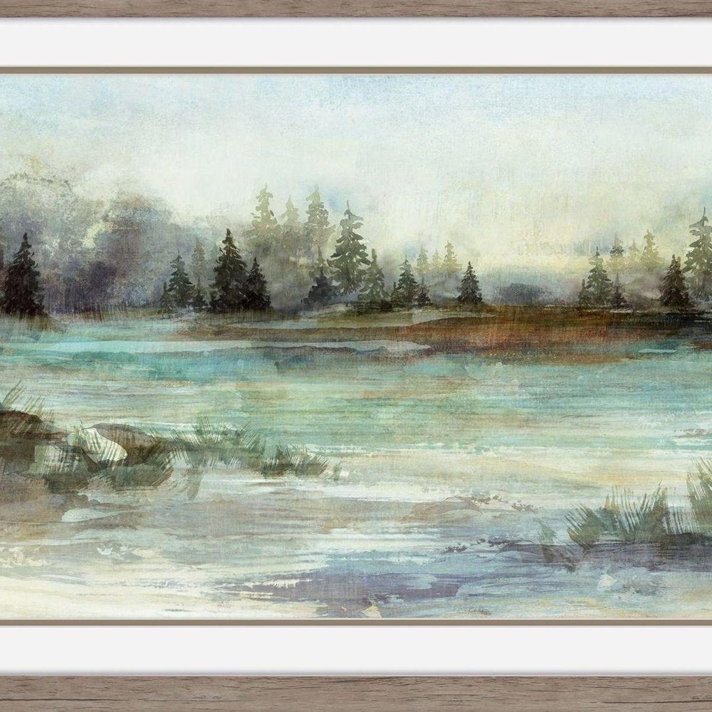 River View I Brown Framed Wall Art — view 3