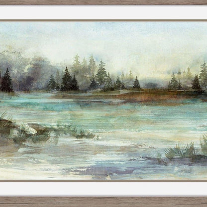 River View I Brown Framed Wall Art HomeRoots
