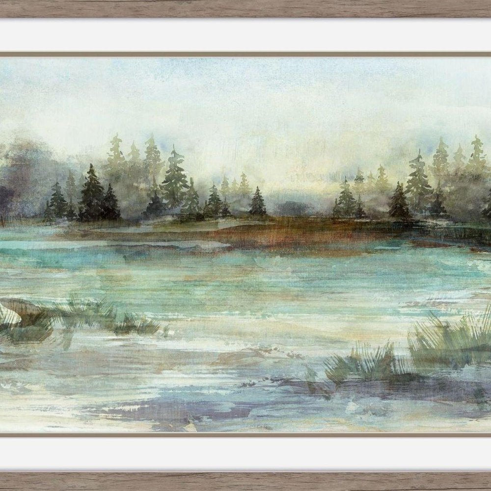 River View I Brown Framed Wall Art — view 4