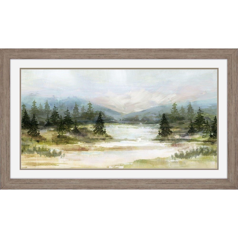 River View II Brown Framed Wall Art HomeRoots