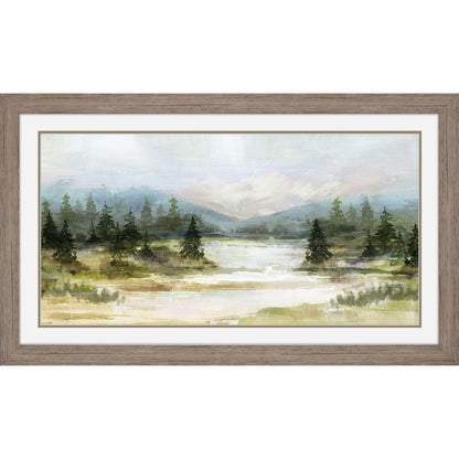 River View II Brown Framed Wall Art HomeRoots