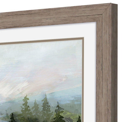 River View II Brown Framed Wall Art HomeRoots