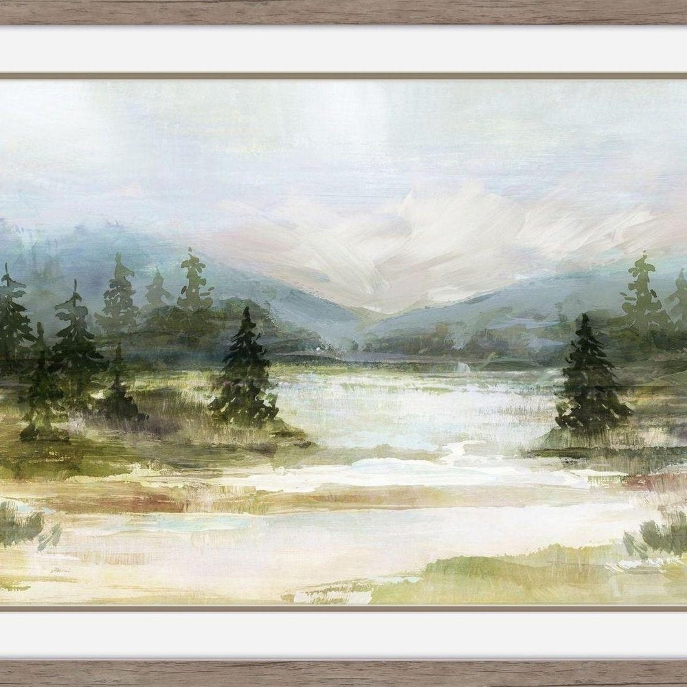River View II Brown Framed Wall Art HomeRoots
