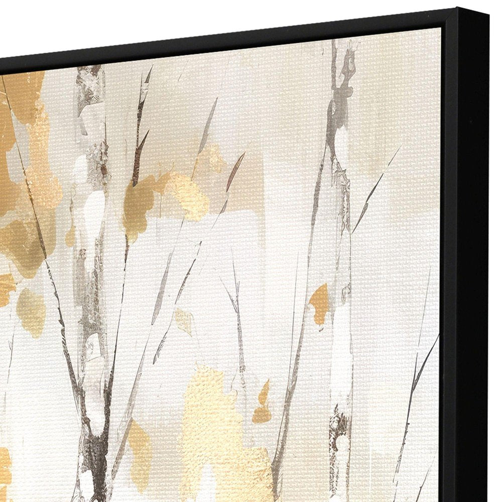 Birch Silhouette I Black Floater Frame Wall Art HomeRoots