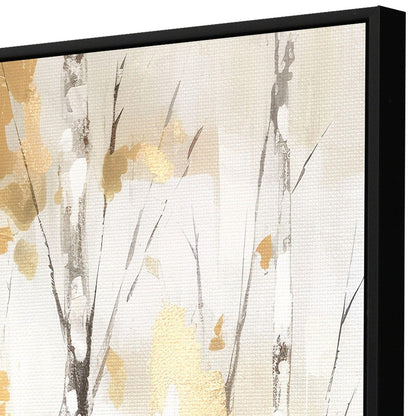 Birch Silhouette I Black Floater Frame Wall Art HomeRoots