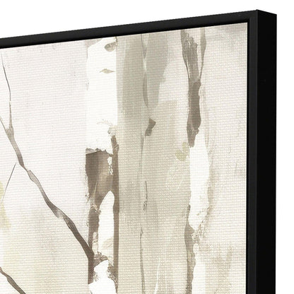 Birch Silhouette IV Black Floater Frame Wall Art HomeRoots