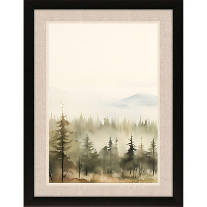 Mountain Glimpse I Brown Framed Wall Art HomeRoots