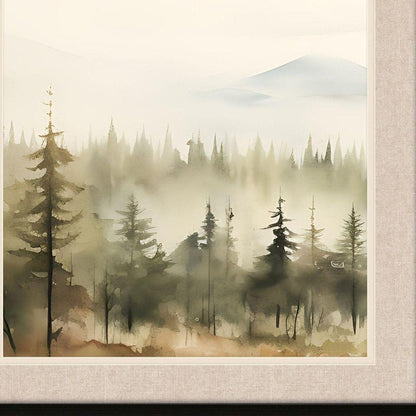 Mountain Glimpse I Brown Framed Wall Art HomeRoots