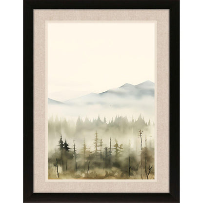 Mountain Glimpse II Brown Framed Wall Art HomeRoots
