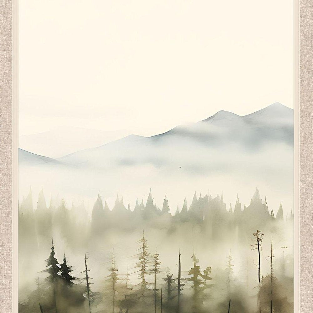 Mountain Glimpse II Brown Framed Wall Art — view 4