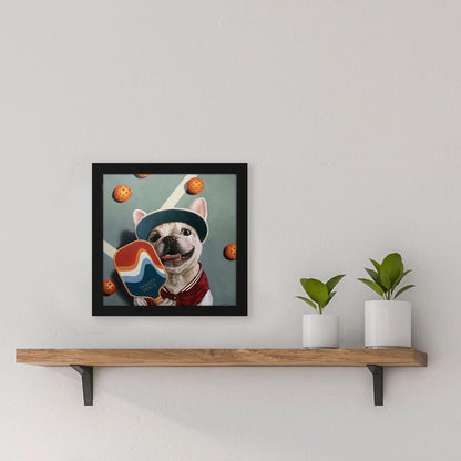 Varsity Pickle Black Framed Wall Art HomeRoots