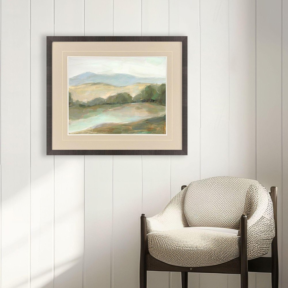 Plein Air Hills IV Brown Framed Wall Art — view 5