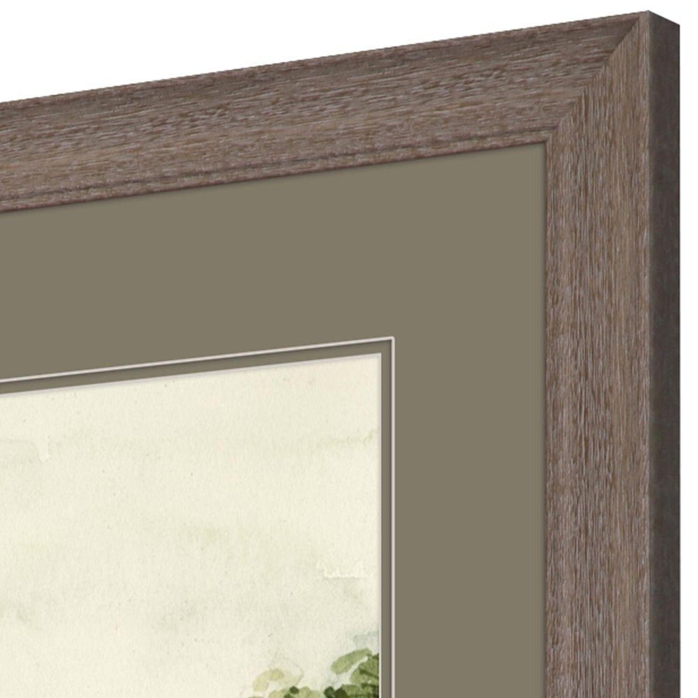 Set Of Two Forest Path Brown Framed Wall Art HomeRoots