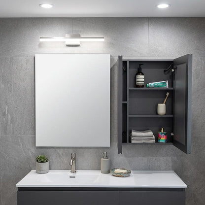 5" Black Glass Wall Mounted No Textural Detailing Double Door Medicine Cabinet HomeRoots