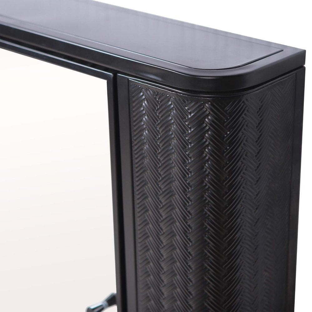 27" Black Steel Wall Mounted No Textural Detailing Single Door Medicine Cabinet HomeRoots