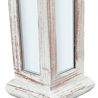 48" Silver And Black Glass Faux Crystals And Solid Wood Pedestal Console Table HomeRoots