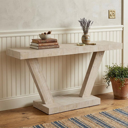60" Black Wood Distressed Pedestal Console Table HomeRoots