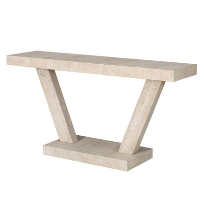 60" Black Wood Distressed Pedestal Console Table HomeRoots