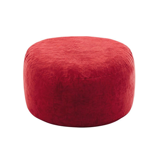 55" Red Upholstered Bean Bag Chair HomeRoots