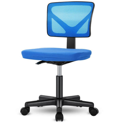 Blue And Black Swivel Rolling Office Chair HomeRoots