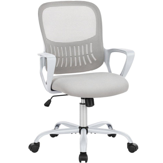 Gray Swivel Rolling Office Chair