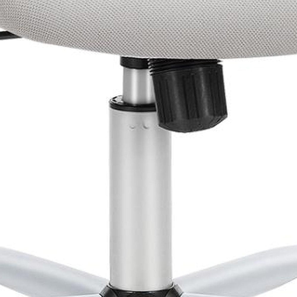 Gray Swivel Rolling Office Chair — view 4