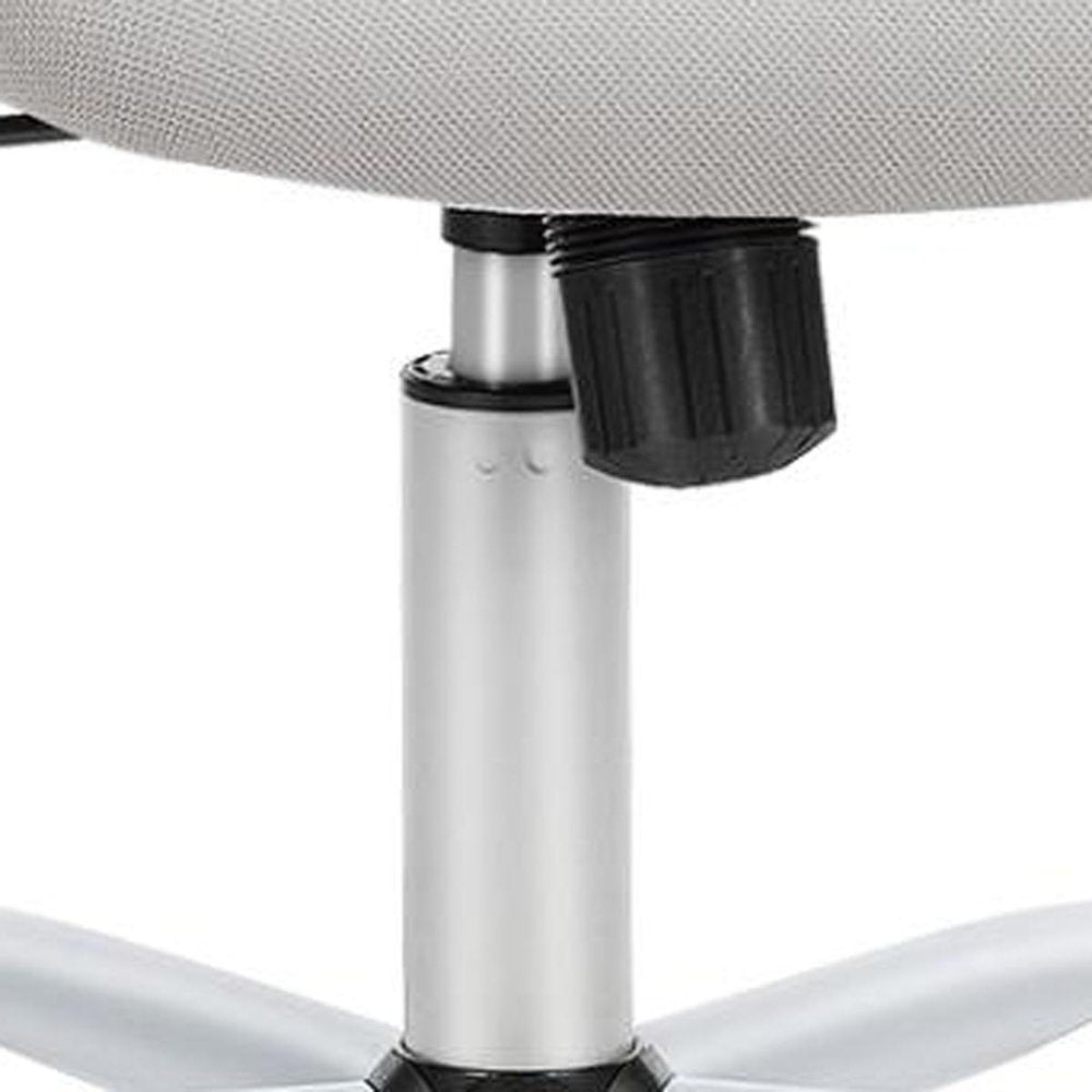 Gray Swivel Rolling Office Chair HomeRoots