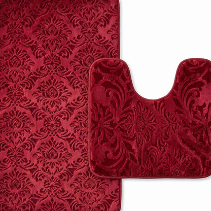 Set of two 0" X 24" Cream Polyester Non Slip Bath Mat HomeRoots