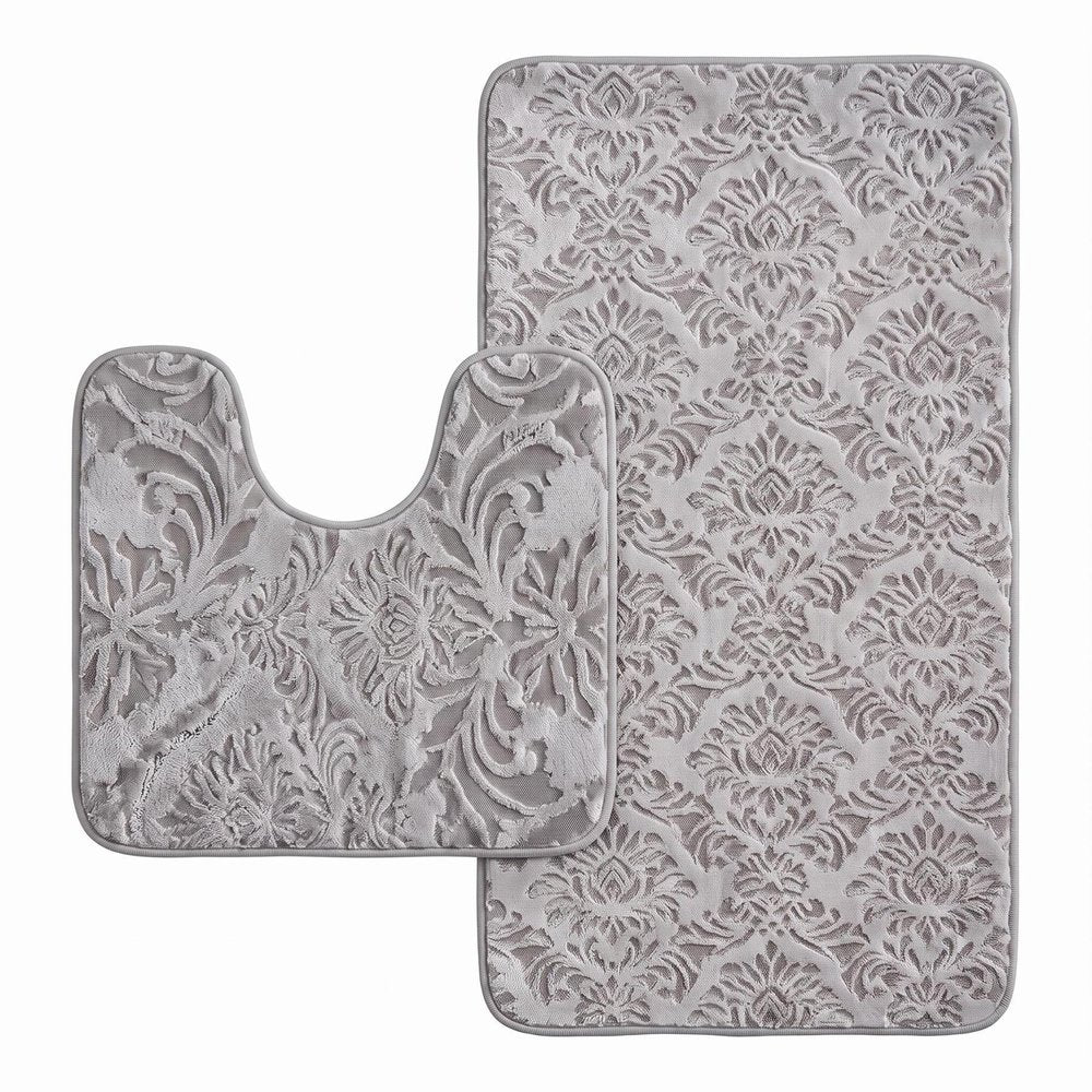 Set of two 0" X 24" Cream Polyester Non Slip Bath Mat — view 11