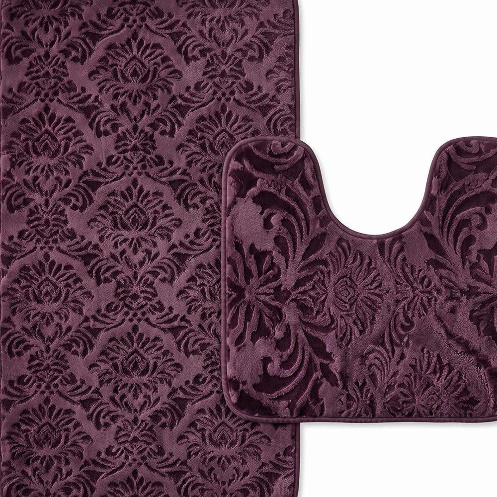 Set of two 0" X 24" Cream Polyester Non Slip Bath Mat — view 13