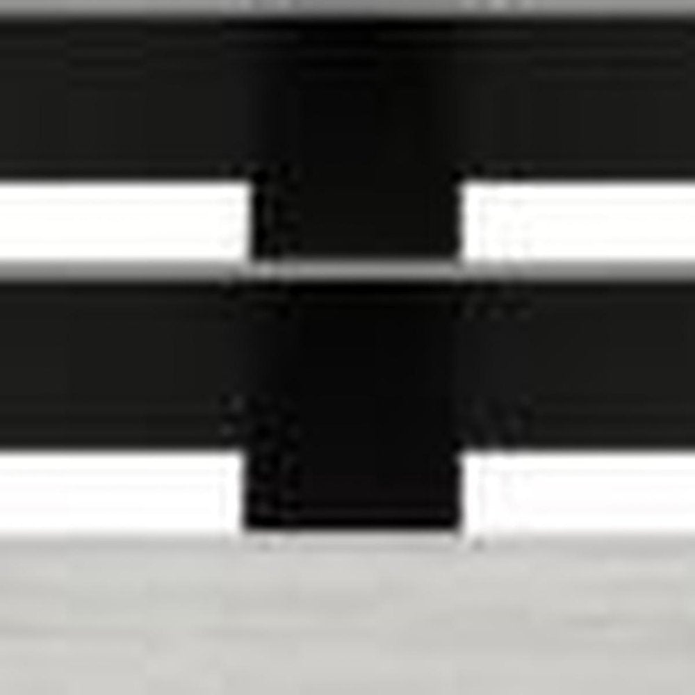 White Solid Wood Metal And Wood Full Bed Frame — view 4
