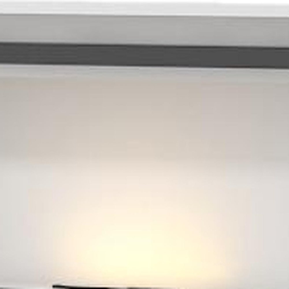 White Metal King Bed Frame With USB HomeRoots