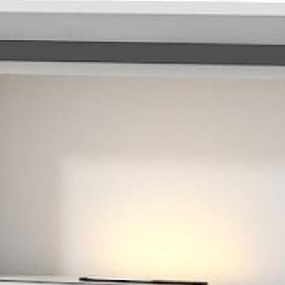 White Metal Queen Bed Frame With USB HomeRoots