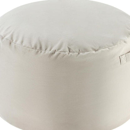 48" Gray Upholstered Bean Bag Chair