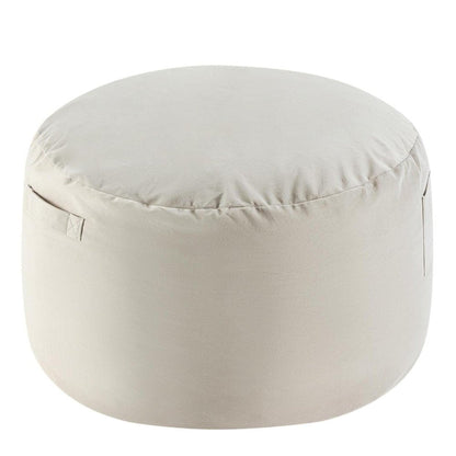 48" Gray Upholstered Bean Bag Chair