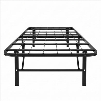 Black Steel Twin Bed Frame HomeRoots