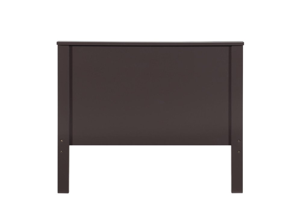 Chocolate Shiplap Texture Wood Twin Bed Frame HomeRoots