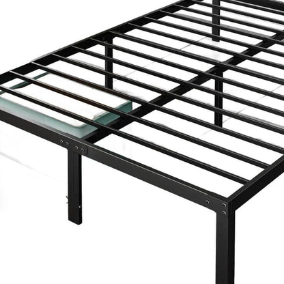 Black Metal Full Bed Frame HomeRoots