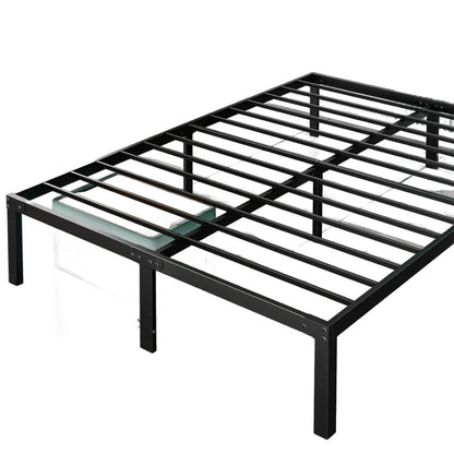 Black Metal Full Bed Frame HomeRoots
