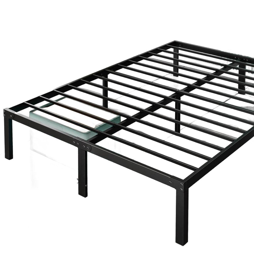 Black Metal Full Bed Frame HomeRoots
