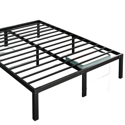 Black Metal Full Bed Frame HomeRoots