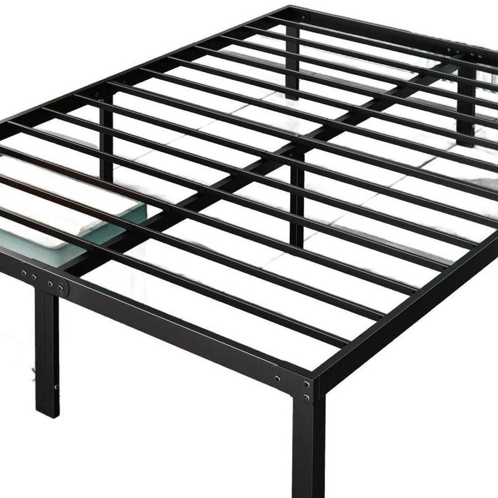 Black Metal Full Bed Frame HomeRoots